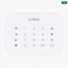 U-Prox Keypad G4 (WH) Ασύρματο πληκτρολόγιο αφής 4ων υποσυστημάτων | Red Alert Συστήματα Ασφαλέιας Προϊόντα | Περιγραφή...